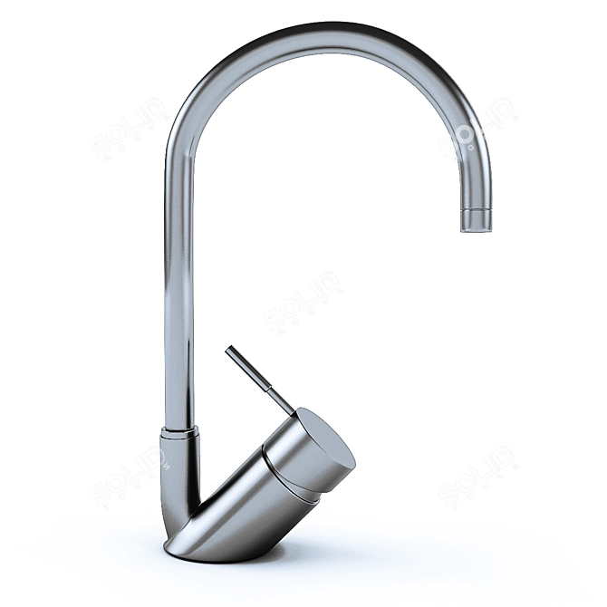 Sleek Modern Tap 3D model image 1