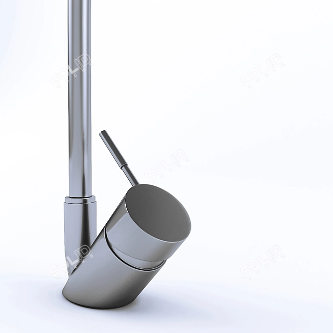 Sleek Modern Tap 3D model image 2