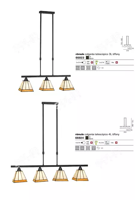 Futuristic Illumination: Faro-Romulo Lamp 3D model image 2