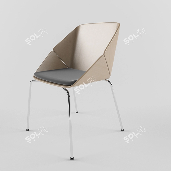 ErgoFit Office Chair 3D model image 1