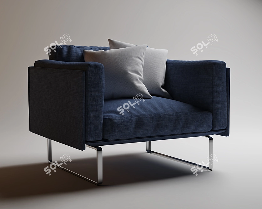 Cassina 20201: Lissoni's Designer Elegance 3D model image 1