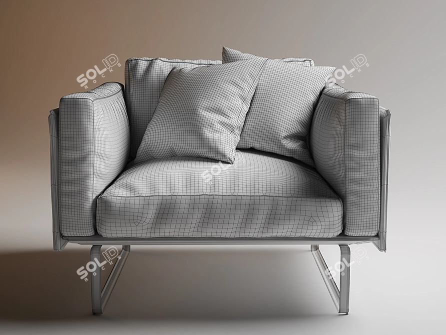 Cassina 20201: Lissoni's Designer Elegance 3D model image 3