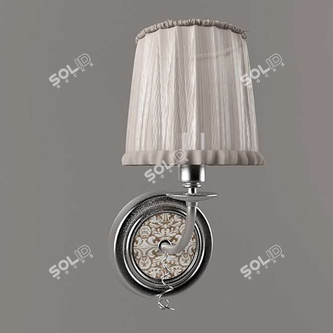 Elegant Classic Sconce 3D model image 1