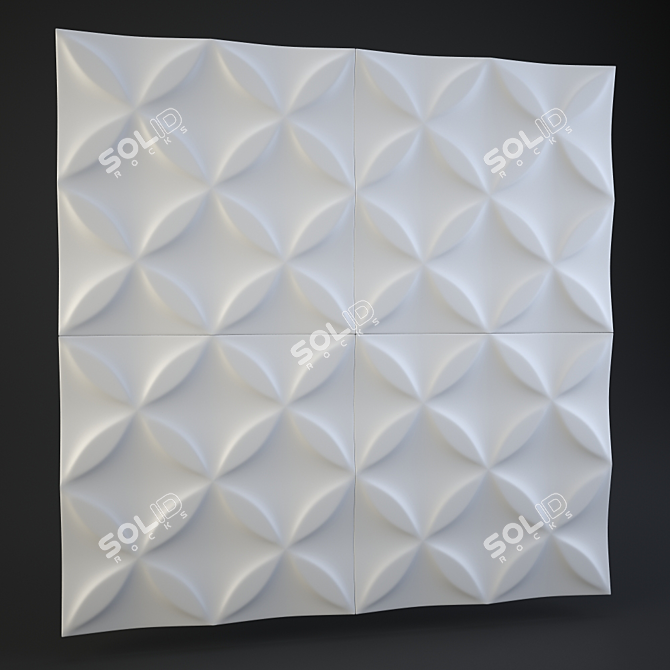 Elegant 3D FIORi Panel 3D model image 1