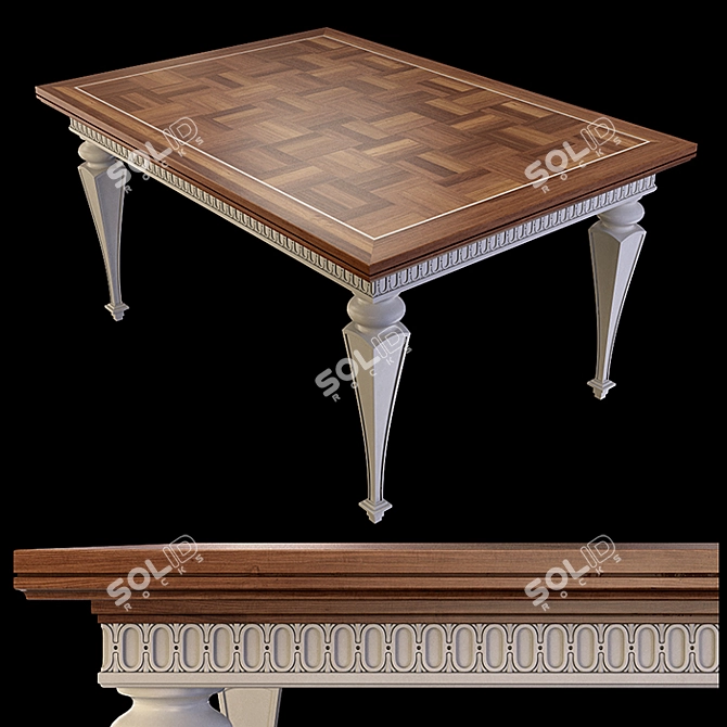 Bamar Marostica (880) Table - Sleek and Spacious 3D model image 2