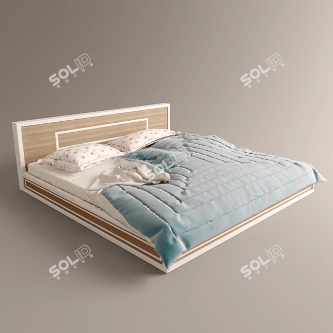 Adjustable Bed Set 3D model image 1