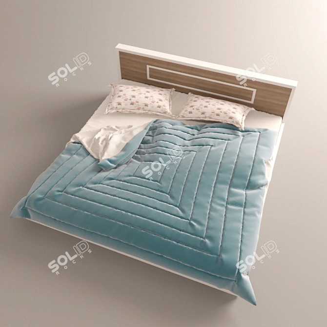 Adjustable Bed Set 3D model image 2