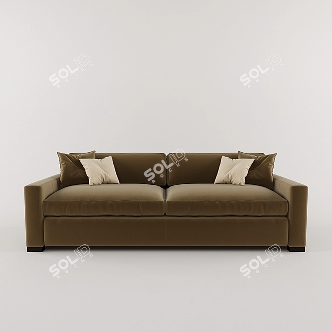 Contemporary Living: Modern Sofa 3D model image 1
