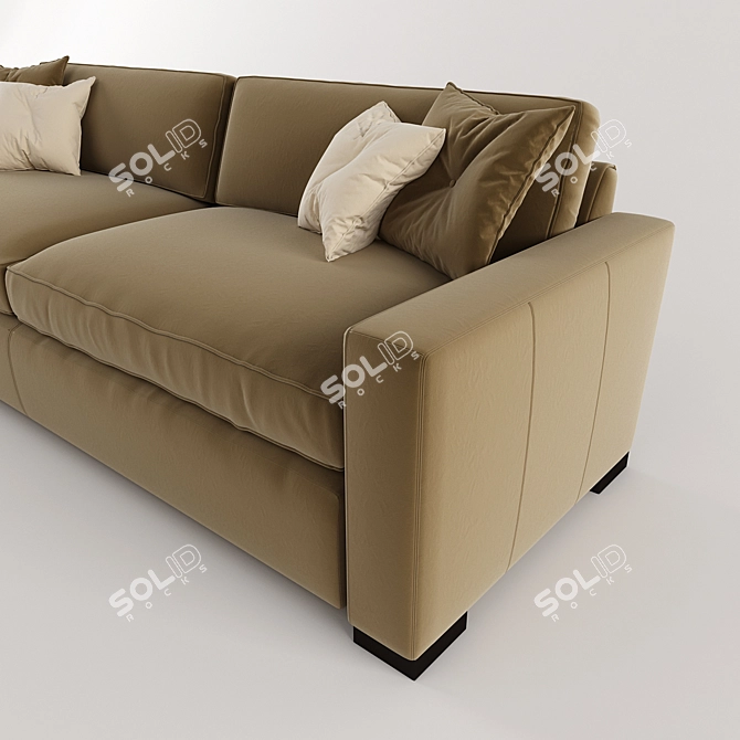 Contemporary Living: Modern Sofa 3D model image 2