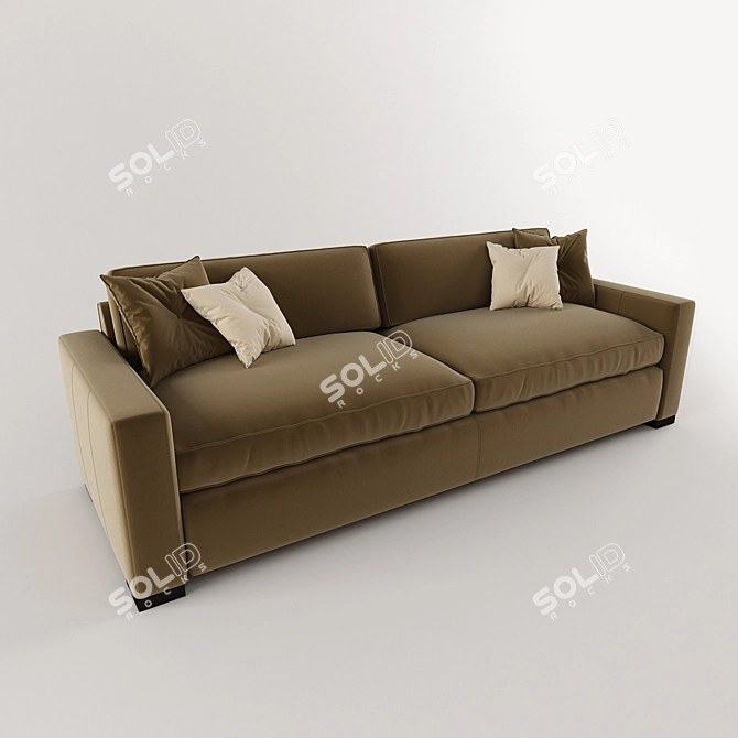 Contemporary Living: Modern Sofa 3D model image 3