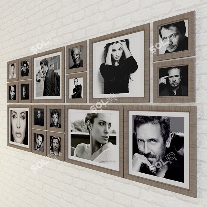 Actor Photo Frames 3D model image 2