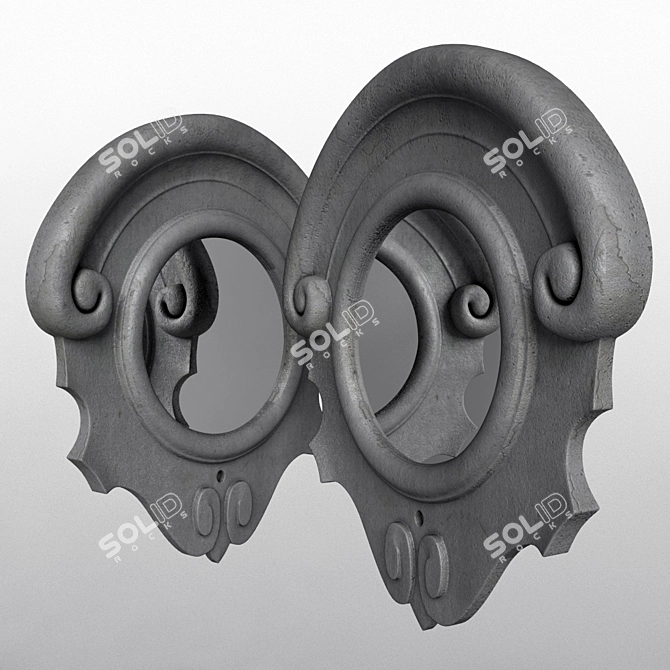 Toulouse Eichholtz Mirror: Reflection of Elegance 3D model image 1