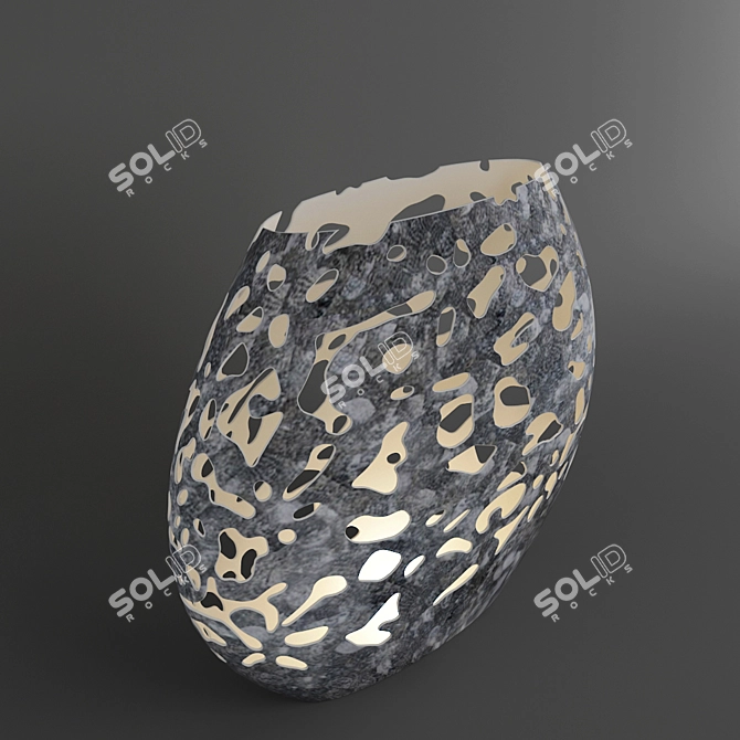 Illuminating Elegance: Twilight Large Vase 3D model image 2