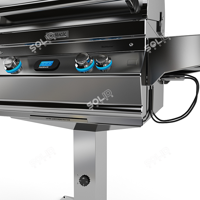 FireMagic A430 Gas BBQ 3D model image 2