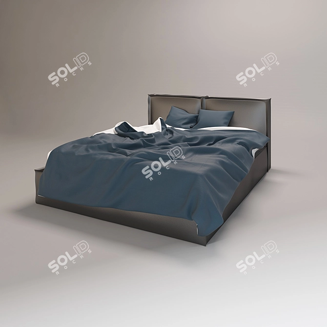 Italian Bed Brick by Novamobili 3D model image 2