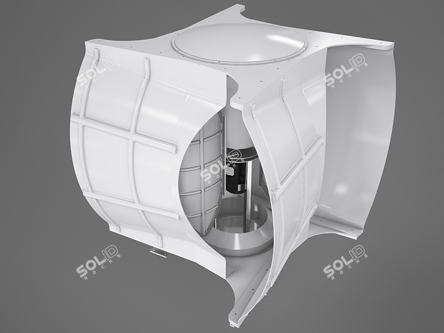 EcoBoost Micro Wind Turbine 3D model image 1