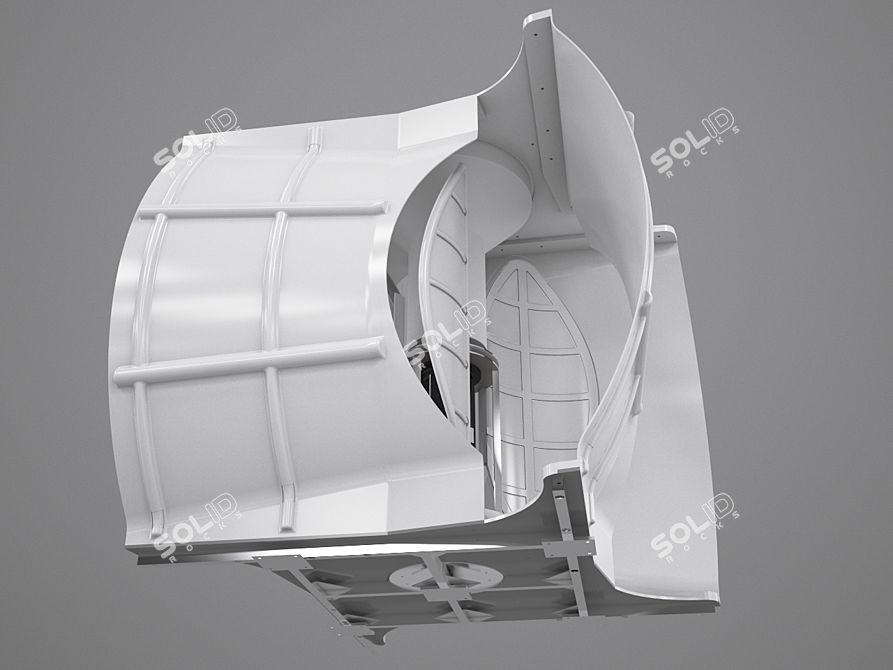 EcoBoost Micro Wind Turbine 3D model image 3