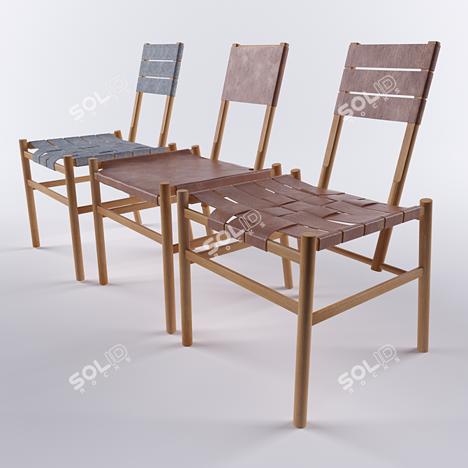 Elegant Handcrafted Furniture by David 3D model image 1