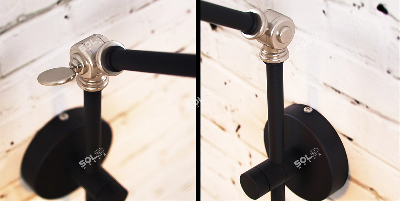 Faro CELIA: Sleek & Stylish Wall Lamp 3D model image 2