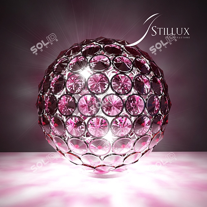Stilux Diamond Pendant Light 3D model image 1