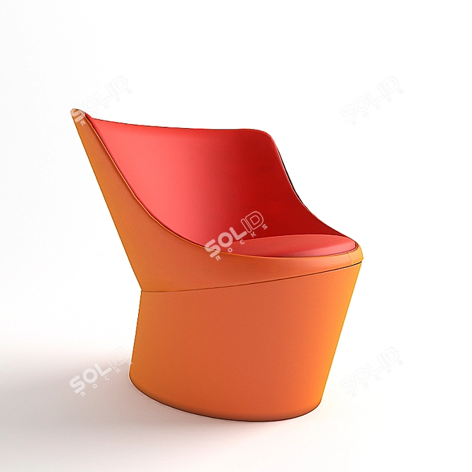 Elegant DIDI Chair 3D model image 1