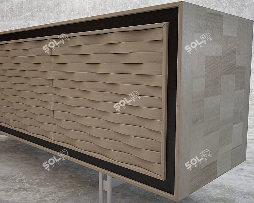 Italian Style Dale Locker 3D model image 3