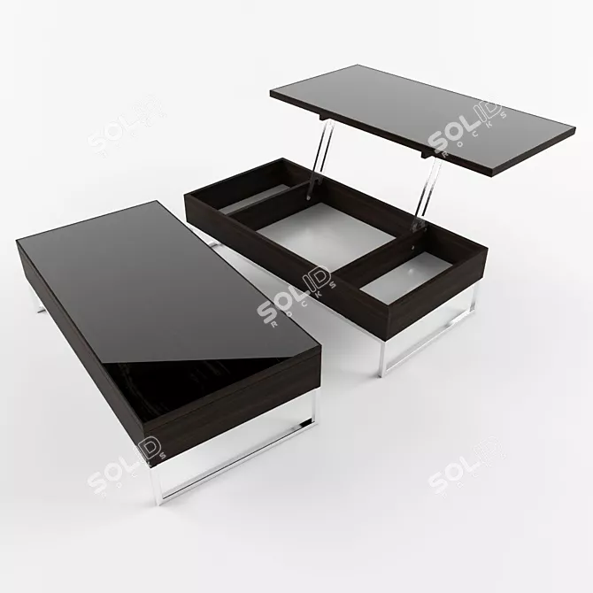 Foldable Coffee Table 3D model image 1