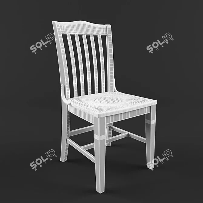 Elegant Comfortable Chair 3D model image 2