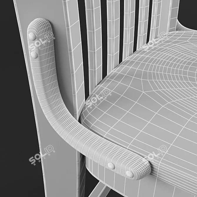 Elegant Comfortable Chair 3D model image 3