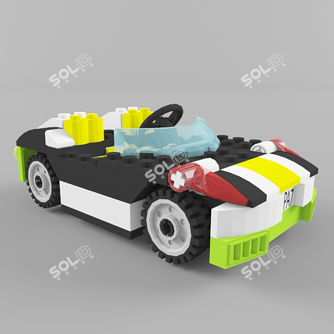 LEGO Sunset Speeder: Cool Car 3D model image 1