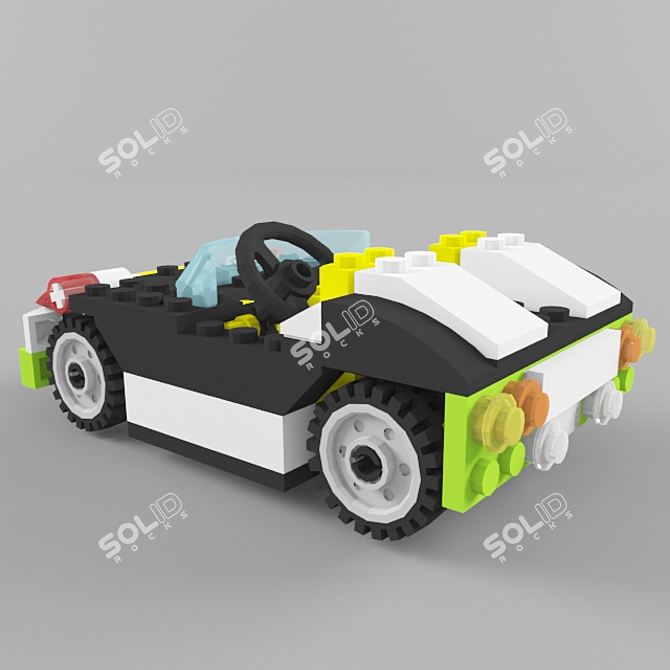 LEGO Sunset Speeder: Cool Car 3D model image 2