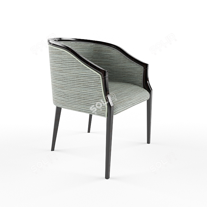 Title: Mobildea Medea Solid Wood & Soho Fabric Luxury Sofa 3D model image 1