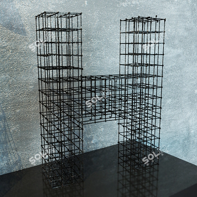 Elegant Wall Decor Set 3D model image 2