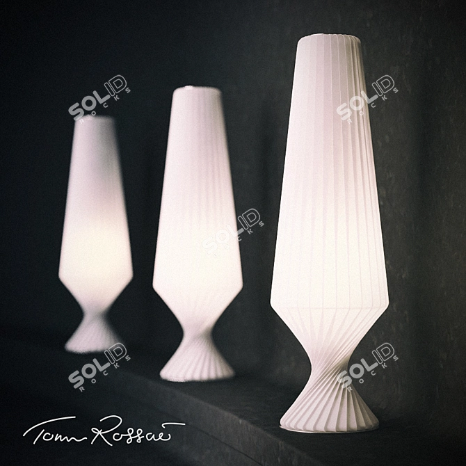 Stylish TR21 Floor Lamp 3D model image 1