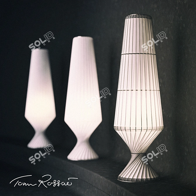 Stylish TR21 Floor Lamp 3D model image 2