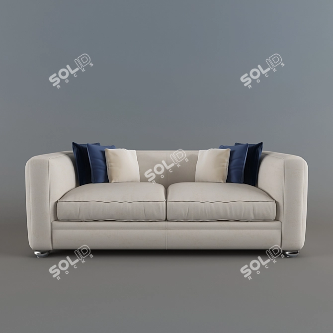 Cozy+Comfort: Maxi Sofa 200*88*H73 3D model image 1