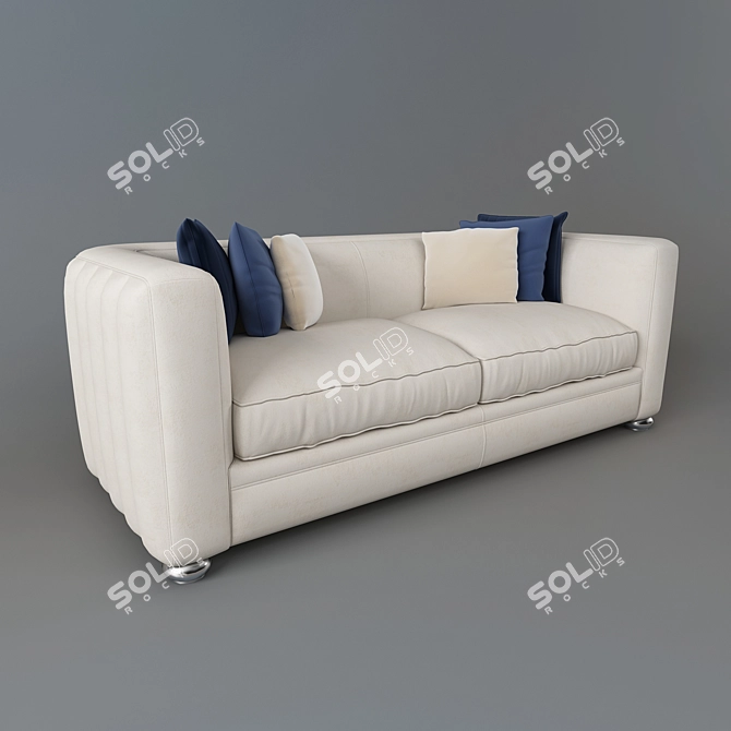 Cozy+Comfort: Maxi Sofa 200*88*H73 3D model image 2