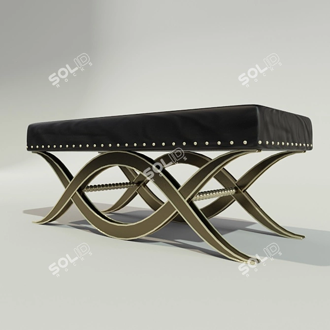 Simple Bench 3D model image 1