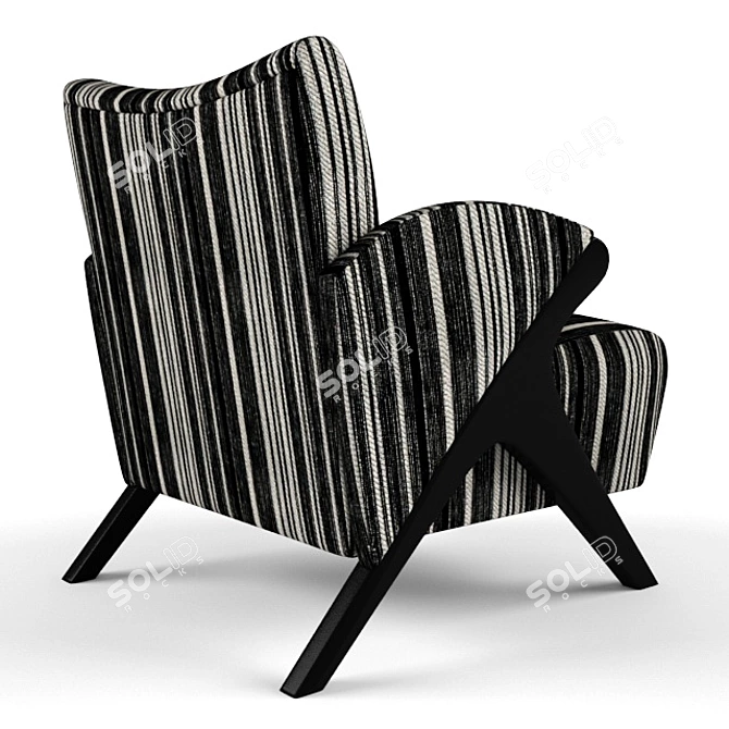 ErgoComfort Chair 3D model image 2