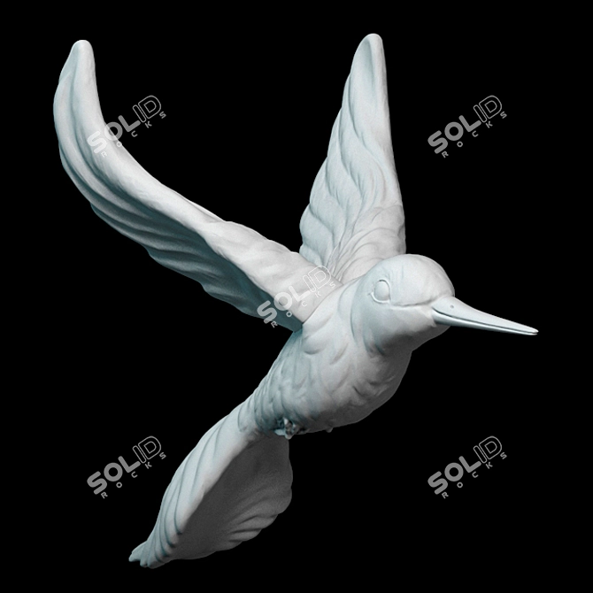 Elegant Colibri Modeling Kit 3D model image 1