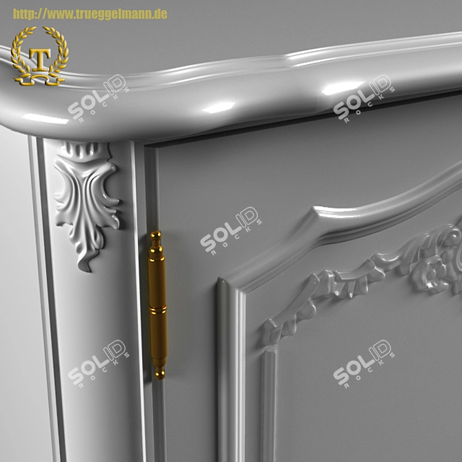 Elegant Buffet Stand: Trueggelmann 3D model image 2