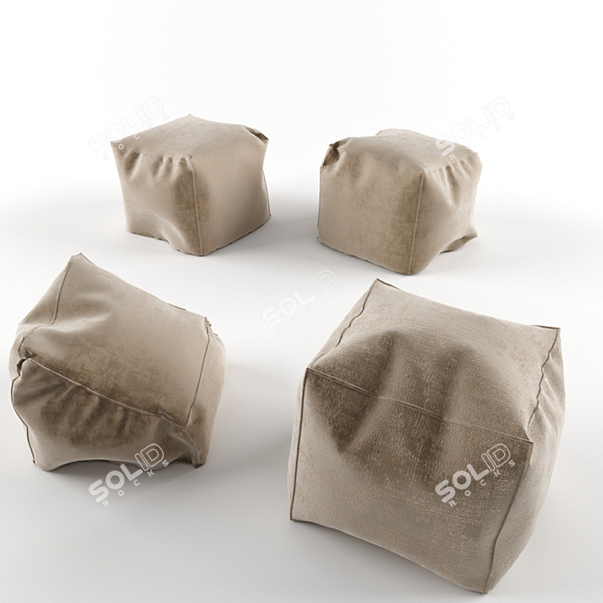 Cozy Cushion Collection 3D model image 1