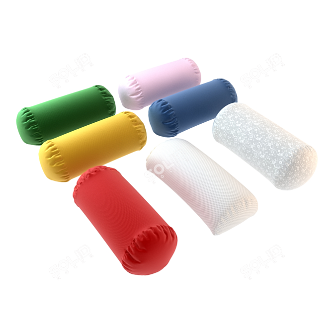 Orthopedic Bed Pillows - Rollers 3D model image 1