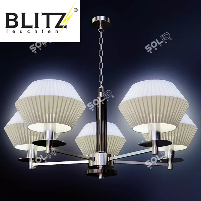 BLITZ 8105-45: Elegant Ceiling Light 3D model image 1