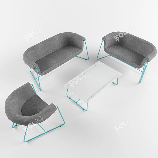 Profim Sofa Collection: Versatile and Stylish 3D model image 3