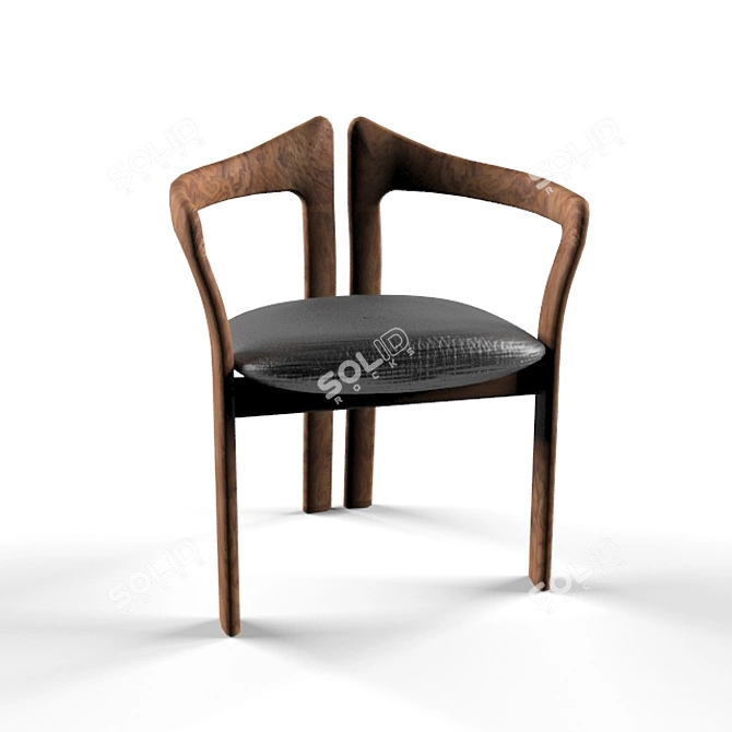 Elegant Pablo Chair: A Masterpiece 3D model image 1