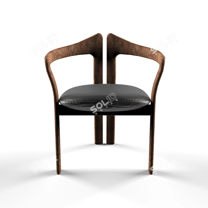 Elegant Pablo Chair: A Masterpiece 3D model image 2