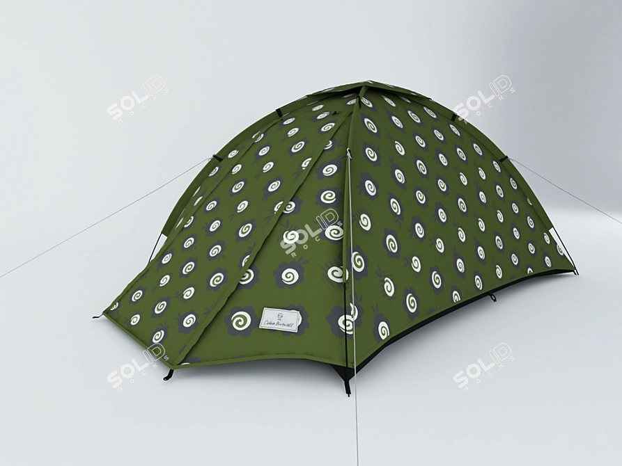 Sweet Blooms Dome Tent 3D model image 1