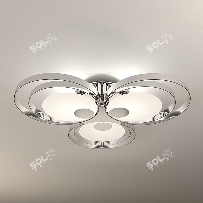 Ringo Chandelier: Elegant Lighting Solution 3D model image 1