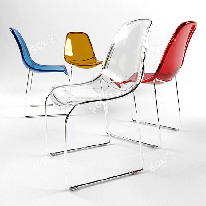 Dreamy Comfort Chairs 3D model image 2
